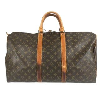 Louis Vuitton Pre-owned Weekend Bags, unisex, Brown, Size: ONE SIZE Pre-owned Keepall 50 Boston Bag