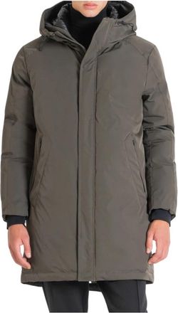 Antony Morato Donkergroene Jas Regular Fit - Heren - Parka Jassen - Groen - 3XL - Jassen