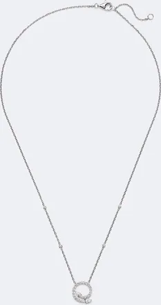 Bucherer Diamond Twist 18kt white gold necklace with diamonds