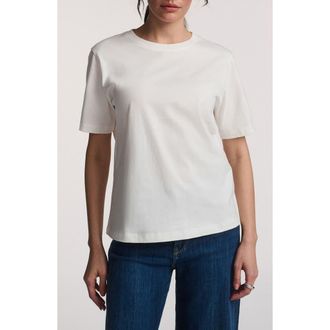 Mavi Basic Crewneck T-Shirt in Antique White at Nordstrom, Size X-Small
