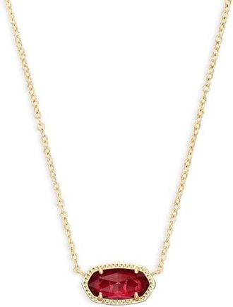 Kendra Scott Elisa Pendant Necklace for Women 14k Gold-Plated