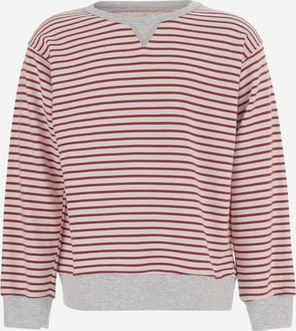 Babe & Tess Kids Sweatshirt Striped Cotton Multicolour Hoods & Sweatshirts