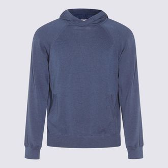 Malo Blue Cotton Knitwear
