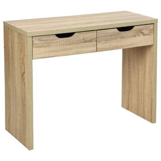 Atmosphera Consolle A 2 Cassetti Bivoak Effetto Rovere Naturale Atmosphera Cr&eacute;ateur DInt&eacute;rieur