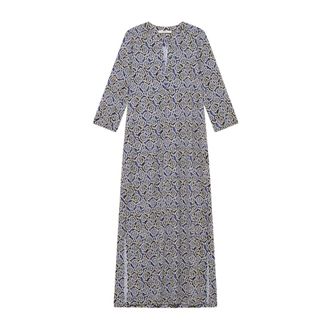 Maliparmi Midi Dresses, female, Blue, Size: XL vestiti e tute poliestere