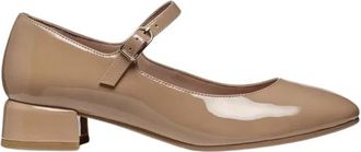 Geox D Floretia - Dames - Pumps - Bruin - 36 EU - Leer - Schoenen