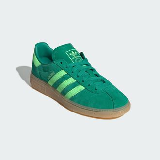 adidas Originals ADIDAS Originals Unisex Muenchen Shoes - Emerald Leather - Size UK 5.5