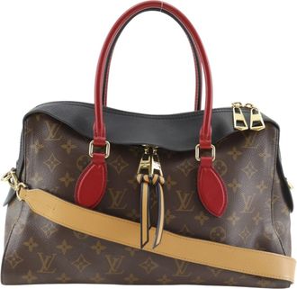 Louis Vuitton Brown Monogram Canvas Handbag Tote Bag (Pre-Owned)
