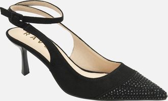 Ravel Womens Catrine Womens Slingback Court Shoes - Black - Size: 8
