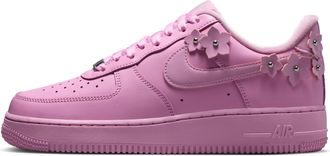 Nike Womens Air Force 1 07 Florette Shoes in Pink | IR8637-600