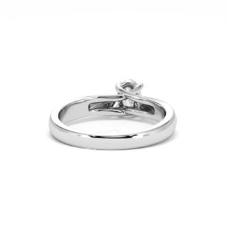The Diamond Store Naomi Oval Cut Lab Diamond Engagement Ring 0.50ct H/SI in 9k White Gold