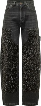 Darkpark Wide Jeans - Dames - Loose Fit Jeans - Zwart - W25 - Jeans