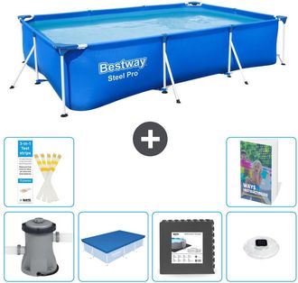 Bestway Piscina Bestway Steel Pro Rectangular - 300x201x66 Cm - 7-piezas S312