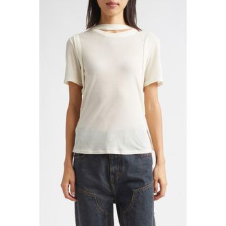 ECKHAUS LATTA Flip Tee in Foam at Nordstrom, Size Medium