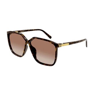 Valentino Sunglasses, female, Brown, Size: 59 MM Sunglasses