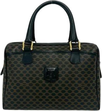 Celine Pre-owned Boston Bag - Dames - Vintage Handtas - Zwart - ONE Size - Leer - Vintage