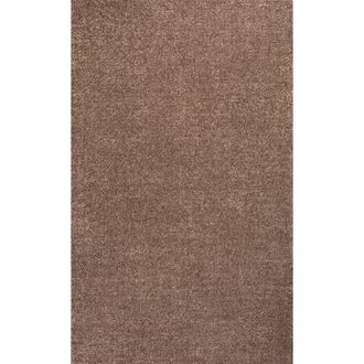 Jonathan Y Designs Haze Solid Low-Pile Area Rug in Brown at Nordstrom, Size 5Ft 0In X 5Ft 0In