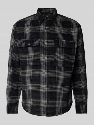 Jack & Jones Jack & Jones Regular Fit Freizeithemd mit Brusttaschen Modell THEO in Black, Gr&ouml;&szlig;e XL