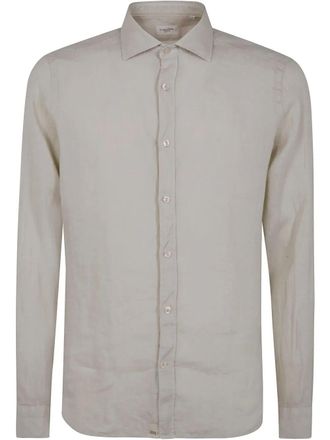 Tintoria Mattei Guru Neck Linen Shirt Clothing from $190.00