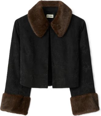 Rixo Luanne Jas - Dames - Zomerjassen - Zwart - L - Jassen