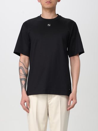 Fendi T-shirt in cotone FF Fendi