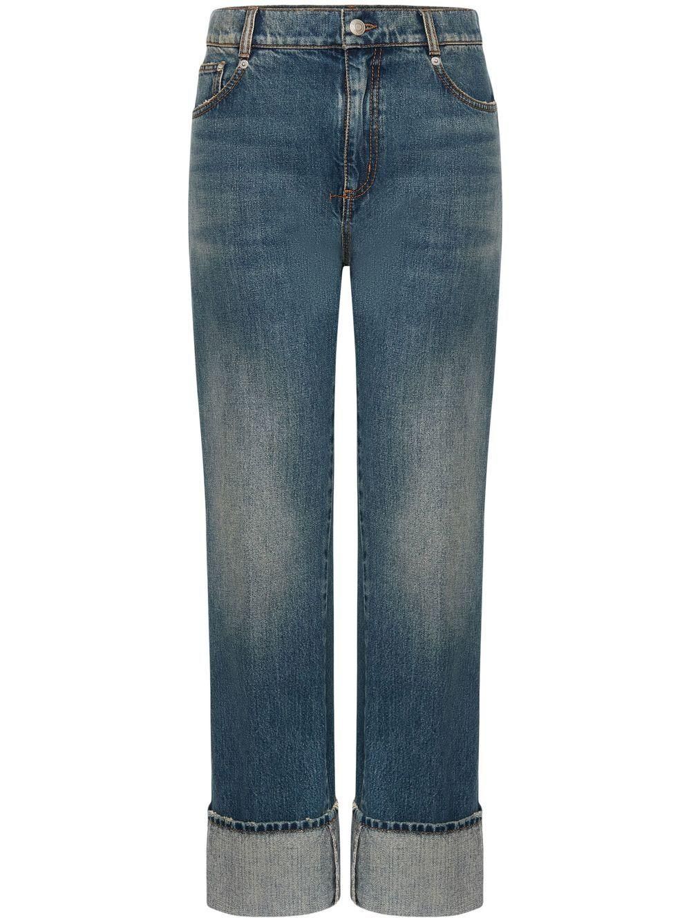 デニム・ジーパン alexander mcqueen Alexander McQueen Cotton Jeans Alexander McQueen Denim Cotton Jeans from $345.00 - on Stylight