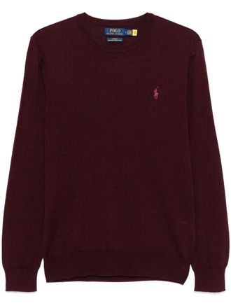 Polo Ralph Lauren Pullover Girocollo In Lana Leggera-Uomo