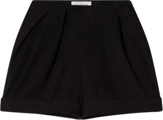 Lanvin Mujer, Pantalones cortos, Negro, Talla: XS