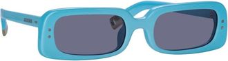 Jacquemus Azzuro Jac 47 C2 Zonnebril - unisex - Zonnebrillen - Blauw - 53 MM - Accessoires