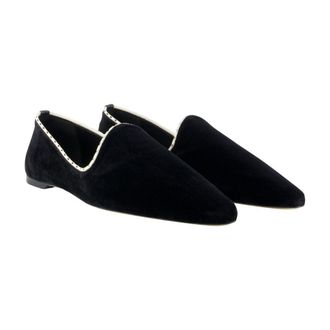 Toteme Womens Venetian Ballerina Black Synthetic