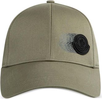 Moncler Cappello da baseball con applicazione - Verde