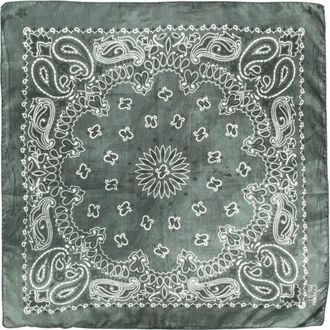 Golden Goose Golden Foulard Paisley Print Silk