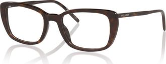 Saint Laurent 53mm Rectangle optical glasses in Tortoise at Nordstrom