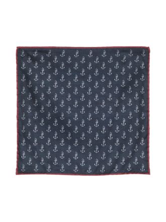 Brunello Cucinelli Foulard con stampa - Blu