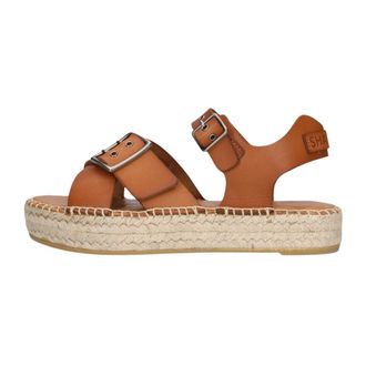 Shabbies Amsterdam Schoenen, Dames, Bruin, 37 EU, Leer, Kira June Sandalen