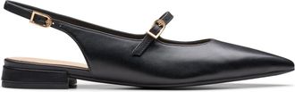 Clarks Sensa 15 Shine Leather Shoes in Black Size 7