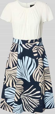 s.Oliver Black Label Tailliertes Freizeitkleid mit Taillenband in Marine, Gr&ouml;&szlig;e 34