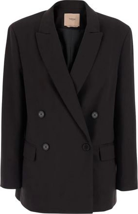 Twinset Jassen, Dames, Zwart, M, Jassen