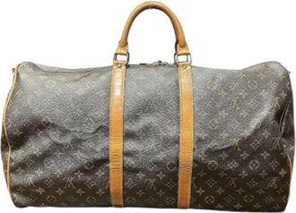 Louis Vuitton Pre-owned Vintage Boston Bag - Dames - Vintage Weekendtas - Bruin - ONE Size - Vintage