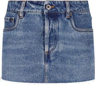 Miu Miu Gonna Mini In Denim