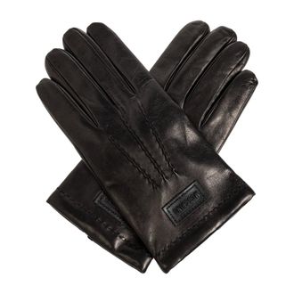 Moschino Guantes de Piel con Logo - Accessories - unisex - Negro - XL
