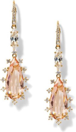 Nadri Mojito Cubic Zirconia Drop Earrings in Gold at Nordstrom