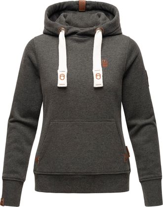 Navahoo Dames Hoodie Damlaa - Warme Capuchontrui met Hoge Kraag