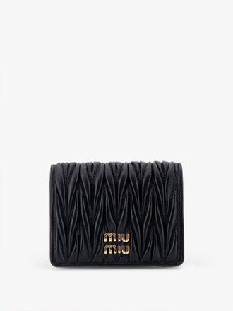 Miu Miu Portafoglio in pelle matelass&eacute; - MIU MIU - gender_Woman
