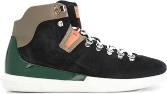 Bally Blauwe Su&egrave;de Enkellaarzen voor Vrije Tijd - Heren - Sneakers - Veelkleurig - 39 1/2 EU - Su&egrave;de - Schoenen