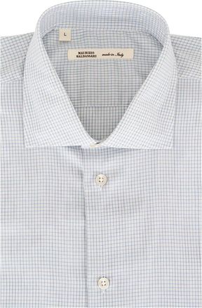 Maurizio Baldassari check-pattern skirt - Blue