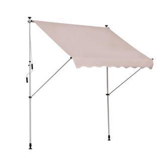 OUTSUNNY Toldo manual retr&aacute;ctil 200x150x280 cm beige