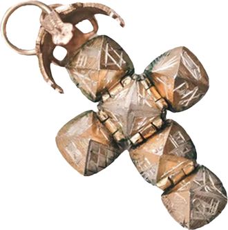 Generic Mini Masonic Transforming Sphere Pendant | Sphere Transform Cross Backpack Ornaments,Transformative Design, Wearable Symbol Of Fraternal Legacy, Vinta