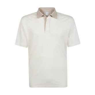 Eleventy Polo 4 Bottoni - male - Eleventy - Polo Shirts - White - 2XL - Tops