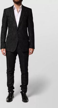 Dolce & Gabbana brocade single breasted suit